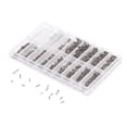 thumbnail image 2 of Homgeek Eyeglasses Repairing Kit Set Assorted Storage Box Design 1000PCS Screws and Pads with Screwdriver Micro Tweezer for Watch Spectacle Eyewear Repairing Portable, 2 of 7