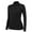Z-Black, variant on Women's Athletic Half Zip Pullover Sweatshirt Workout Top Crop Quarter Zip Pullover Yoga Running Jackets(Z-Purple,XXL)