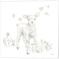 thumbnail image 3 of Great Art Now Spring Lambs Neutral by Katrina Pete 2 Piece Canvas Art Set Each 14"W x 14H", 3 of 3