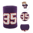 thumbnail image 3 of Unique Bargains 1 Pc Perspiration-wicking Wristbands Sweat-absorbent Sports Wristband Sport Purple, 3 of 6