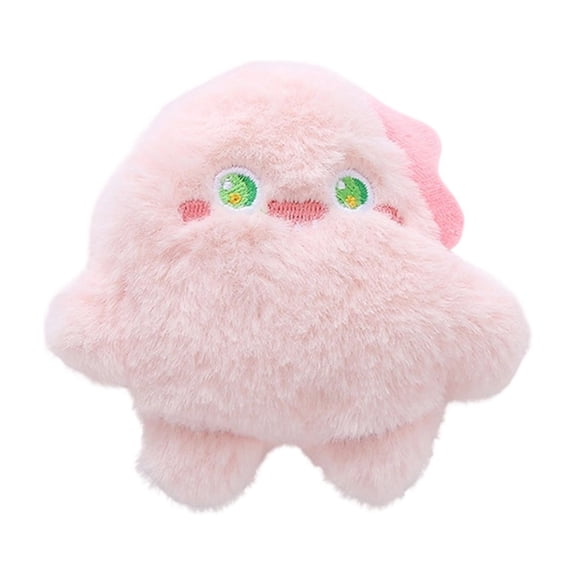 Cute Plush Chew Toy For Pet, Soft Squeaky Cartoon Character Toy, Fun Companion For Indoor Play,Pet Enrichment Toys,Gifts for Pets and Pet Lovers(Pink)