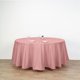 thumbnail image 4 of Mantel redondo de poliéster BalsaCircle de 120" en color rosa empolvado para bodas, 4 of 8