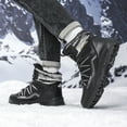 thumbnail image 6 of SKIUHS Men's Fleece-Lined Snow Boots – Waterproof Winter Shoes with Non-Slip Traction Sole, 6 of 7