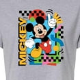 thumbnail image 3 of Disney - Mickey 90s Nostalgia - Juniors Cropped Cotton Blend T-Shirt, 3 of 5