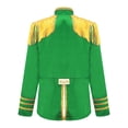 thumbnail image 3 of Aislor Kids Boys Girls Hippie Disco Long Sleeve Tassels 1960s British Pop-Star Jacket Green 6, 3 of 7