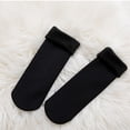thumbnail image 3 of Calcetines térmicos antideslizantes suaves para mujer Perfecl de lana informales Negro, 3 of 8