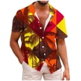 thumbnail image 1 of Camisa Hawaiana para Hombres Divertido Estampado Tropical de Manga Corta Camisa de Playa Casual, Camisas de Verano para Hombre, 1 of 5
