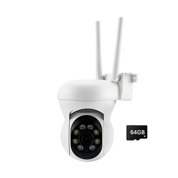 Cámara de Seguridad Inalámbrica para Exteriores con Wifi de 8 MP, PTZ, Zoom Digital 4X, Seguimiento Humano Bidireccional, ACCTV