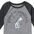 thumbnail image 3 of Disney Winnie The Pooh - Eeyore Winter is Wonderful Christmas - Toddler & Youth Raglan Graphic T-Shirt, 3 of 4