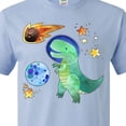 thumbnail image 4 of Inktastic Tyrannosaurus Rex Vs. Meteor Fun Space Dinosaur T-Shirt, 4 of 5