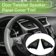 thumbnail image 2 of BIBABLYKE 1 Pair Front Left and Right Door Tweeters Mounts Triangle Speakers Cover Panel Trim Frame for Enhances Vehicle Interior, 2 of 7