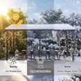 thumbnail image 6 of NETAJE 10'x14' Outdoor Metal Gazebo, Hardtop Wall Mounted Gazebo & Pergola with Metal Sloping Roof, for Backyard, Deck, Patio, 6 of 7