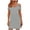 Gray, variant on Womens Summer Dress Cold Shoulder V Neck Fashion Sundress A Lined Dresses Beach Vacation