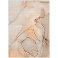thumbnail image 2 of Addison Rugs Chantille Indoor/Outdoor Transitional Watercolors Orange Washable Rectangle Rug, 5' x 7'6", 2 of 6