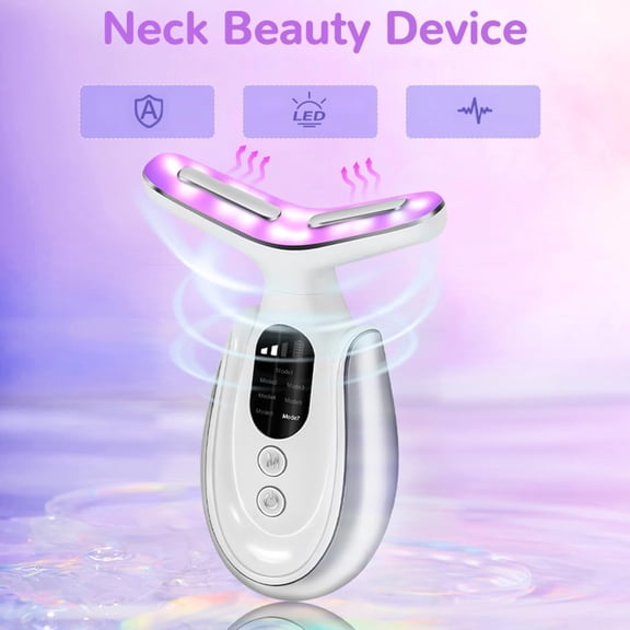 -in-1 Portable  Massager with Vibrating and Warming Function - White
