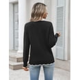 thumbnail image 3 of Zeagoo Sweaters for Women Long Sleeve Crew Neck Casual Pullover Knit Tops Fall Winter Trendy, 3 of 6