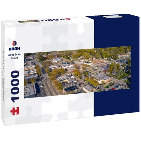 Aerial View of the Omaha Suburb of Bellevue, Nebraska 1000pc Panoramic Puzzle