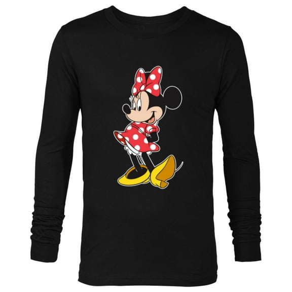Disney Minnie Mouse Classic Pose - Long Sleeve T-Shirt for Men - Customized-Black