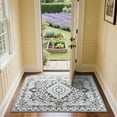 thumbnail image 2 of Junovo 2'x3'Rugs for Living Room Boho Rug Floor Carpet,Brown, 2 of 7
