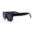 thumbnail image 6 of Mod Gentleman Style Hipster Narrow Thick Horn Rim Mod Sunglasses All Black, 6 of 7