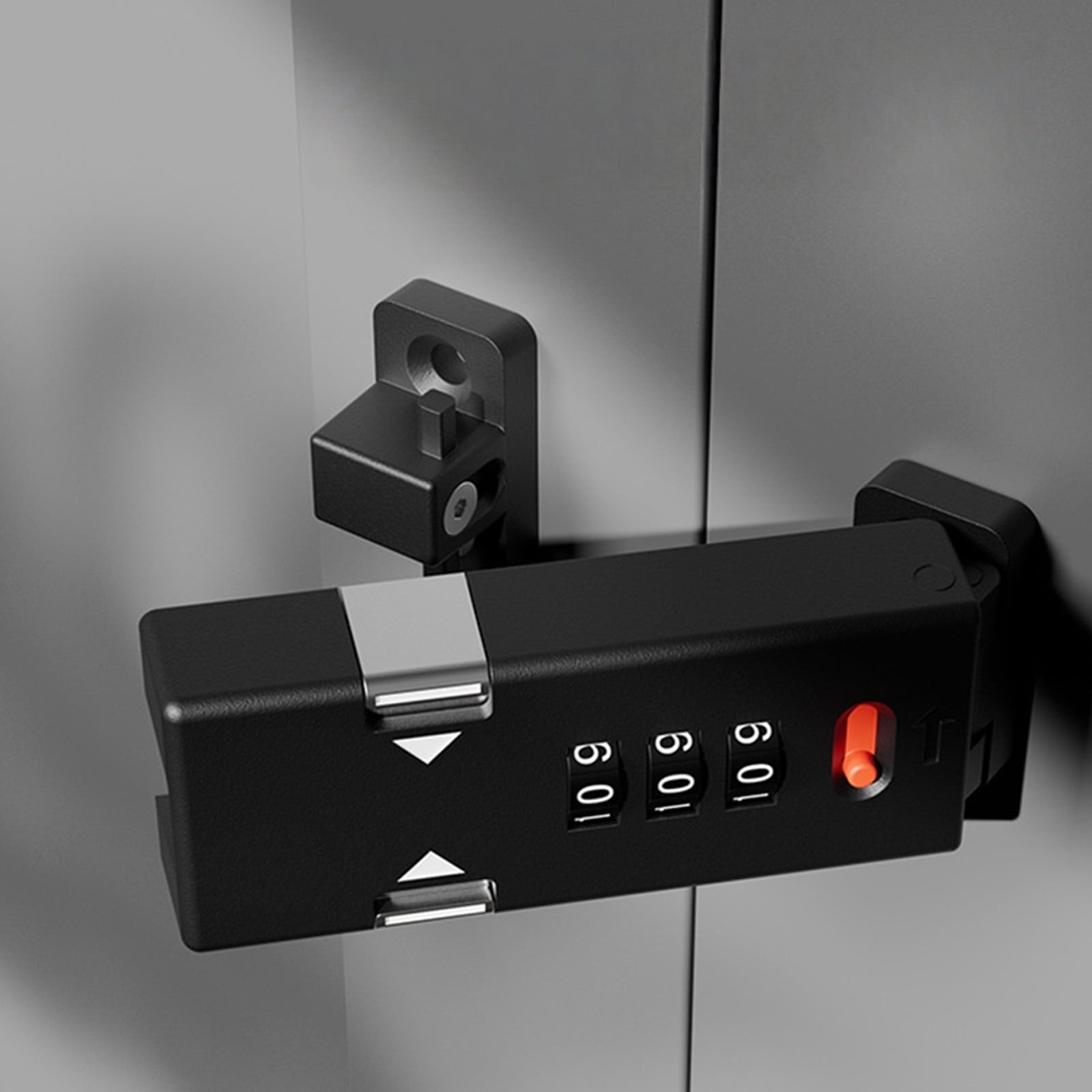 Furniture Security Lock 3 Digit Code Adjustable Cabinet Password Lock Keyless Door Bolt for Cabinets Drawers and Lockers