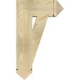 thumbnail image 3 of Ekena Millwork 6"W x 18"D x 30"H Traditional Arts & Crafts Rough Sawn Bracket, Douglas Fir, 3 of 4