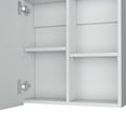 thumbnail image 5 of Morenci Medicine Cabinet with Included Mirror and 1 Door,White,White Melamine Bath Faucets Bathroom Storage, 5 of 8