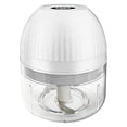thumbnail image 2 of FENGGHAO 250ml Portable Electric Food Chopper Cordless Mini Vegetable Processor USB Rechargeable Garlic Grinder And Meat Mincer For Kitchen Camping Travel Light Green, 2 of 7