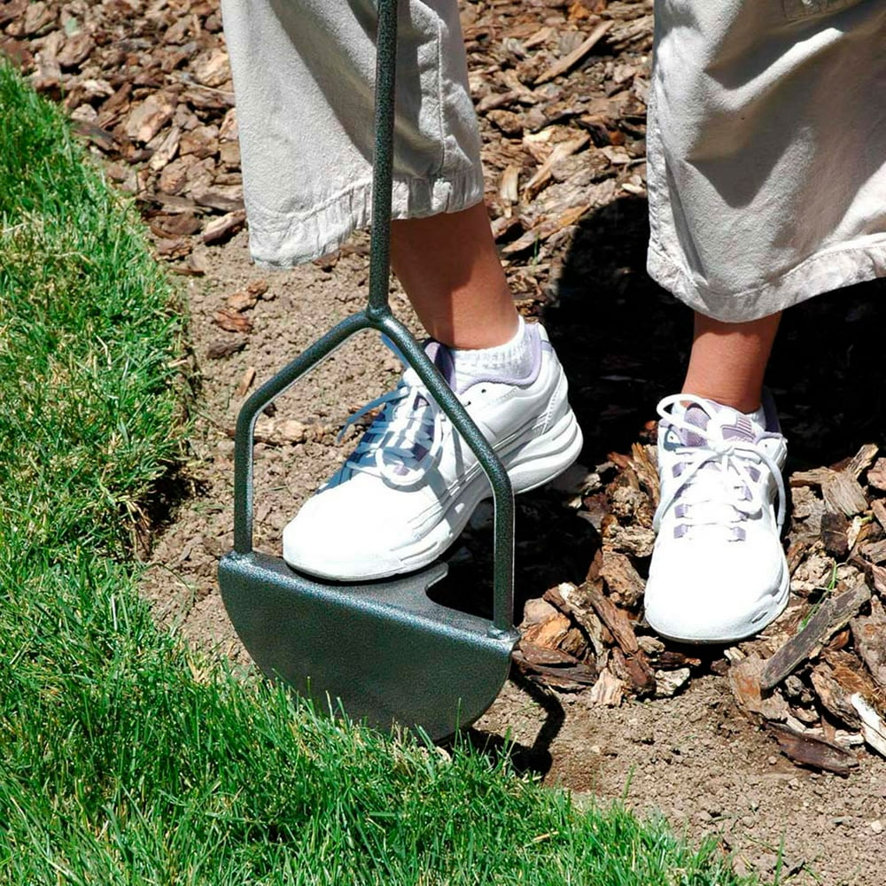Yard Butler EDGE180 37 Inch Steel Sawtooth Grass Lawn Manual Step