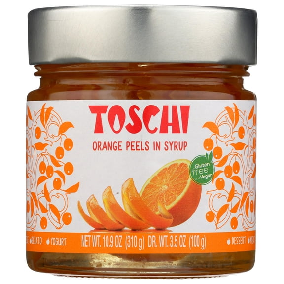 Candied Orange Peel Slices by Toschi KKS1 (10.9 ounce)