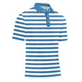thumbnail image 6 of Men'S Polo Shirts Short Sleeve Knit Stripe Casual Summer Fit Business Leisure Male Tshirts, 6 of 6