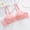 White, variant on Women's Threaded White Nylon Half Cup Thin Cup T-shirt Steel Rim Bra Low Cut Bra