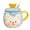 blue, variant on 400ml cute bear crown ceramic cup personality creative trend milk breakfast cup cartoon animal mug-yellow-400ml
