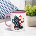 thumbnail image 4 of Patriotic Havanese 4th of July Independence Paws 11oz Accent Two-tone Mug Havanese Dog Lover Gifts Idea Coffee Tea Cup - 02010, 4 of 5