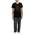 thumbnail image 4 of CafePress - Queen Of Hearts Women's Dark Pajamas - Women's Short Sleeve Print T-Shirt and Pants Dark Cotton Pajama Set, 4 of 7