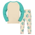 thumbnail image 2 of WIBACKER 2-Piece Unicorn Pajama Set for Girls 2-9Y Kids Sleepwear Long Sleeve Tops and Pants Cotton Pjs, 2 of 6