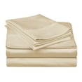 thumbnail image 2 of BNM 300 Thread Count Egyptian Cotton Sheet Set, Queen, Ivory, 2 of 6