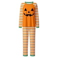 thumbnail image 3 of Shadoumai 2026 Halloween Family Matching Pajamas Sets Ghost Pumpkin Print Long Sleeve Top & Pants Two Piece Set Sleepwear Pjs, 3 of 5