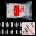 thumbnail image 2 of 500 piezas de Uñas postizas transparentes de Plástico jinwen, 2 of 8