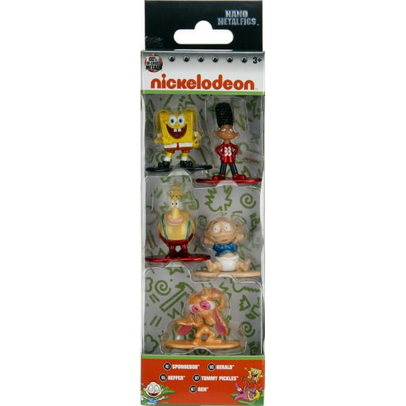 Nano Metalfigs Nickelodeon 5 Pack Die Cast Figures by Jada Toys Pack B