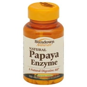 Sundown Papaya Enzyme Chewable Tablets 100 Tablets