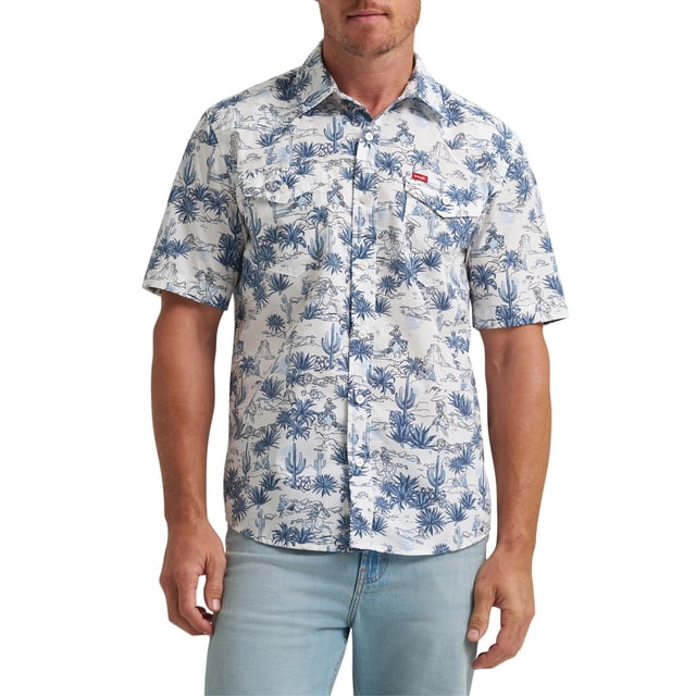 Chemise imprimée à manches courtes pour hommes Wrangler®