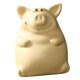 thumbnail image 4 of Arcilla de cerámica Cerdo Mini Té Mascota Estatuilla Recuerdo Adorno de mesa Artístico Accesorio encantador DIY Terrario Artesanía para la decoración Amarillo Macarena Escultura de cerdo, 4 of 8