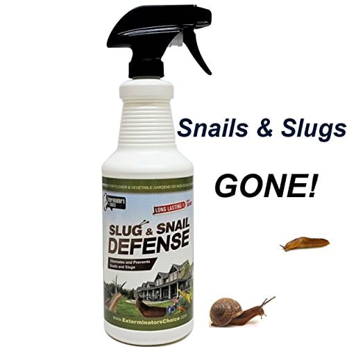 Slug and Snail Defense by Exterminator's Choice Repellent Spray 32 oz
