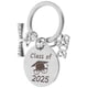 thumbnail image 5 of Llavero único de acero inoxidable de la clase 2025, joyería creativa de graduación, llavero con dije 2025, regalo de recuerdo para graduados para él y para ella, 5 of 8