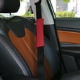 thumbnail image 7 of Unique Bargains 4 Pieces Car Seat Belt Cover Shoulder Pad Strap Cushion Red, 7 of 7