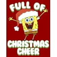 thumbnail image 2 of Men's SpongeBob SquarePants Full of Christmas Cheer  Graphic Tee Red Large, 2 of 5