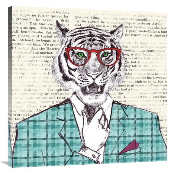 Global Gallery's 'Loverboy (detail)' by Matt Spencer Stretched Canvas Wall Art