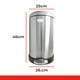thumbnail image 5 of Bote De Basura Para Cocina Largo De Acero Inox Tipo Pedal 12 L Sablón 744GR, 5 of 7