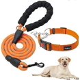 thumbnail image 1 of Dog Martingale Collar with Leash - Reflective Martingale Collars for Small Medium Large Dogs with Quick Release Buckle, Strong Rope 5ft Dog Leash with, 1 of 4
